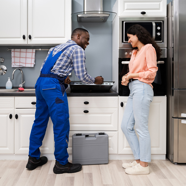 can you provide an estimate for cooktop repair before beginning any work in Falls County